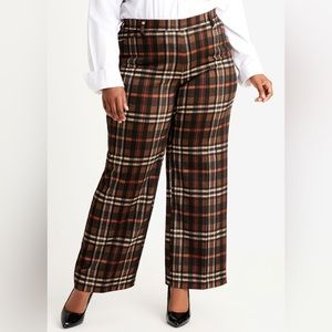 ASHLEY STEWART - Plaid Power Ponte Pant (TALL)